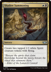 Convocação das Sombras / Shadow Summoning - Magic: The Gathering - MoxLand